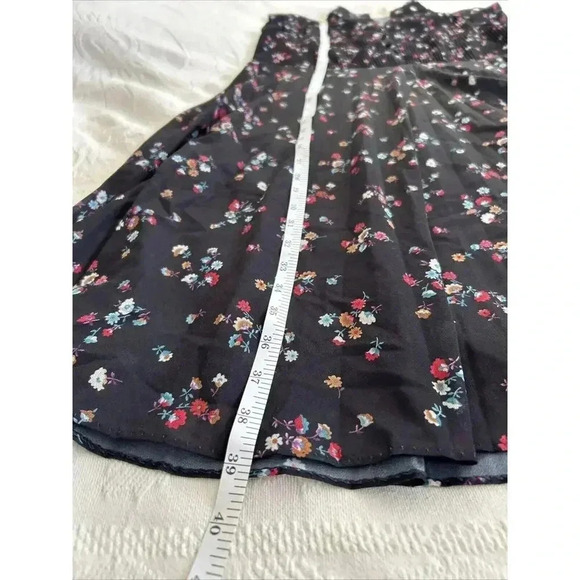 Vintage Queens Row Sheer Dress Fit Flare Punk Secretary Pleated Black Size M/L - Picture 4 of 11